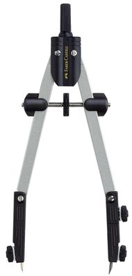 Faber-Castell 174035 Schnellverstellzirkel abgeknickt - mit Gelenken und Zapfen