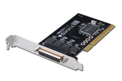 Digitus Serielle RS-232 PCI Karte, 4 Port