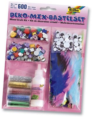 Folia 12420 Bastelset "Deko-Mix" – ca. 600 Teile