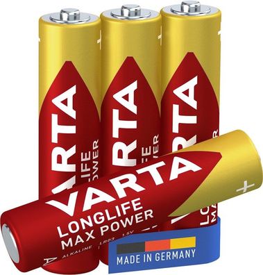 Varta 04703101404 1x4 Varta Longlife Max Power Micro AAA LR 03