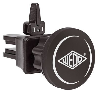WEDO® 60 06001 Smartphone-Magnethalter für KFZ-Lüftungsschlitze - mit 2-stufigem Kipp
