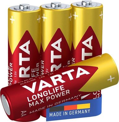 Varta 04706101404 1x4 Varta Longlife Max Power Mignon AA LR 6