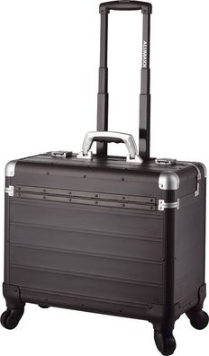 Alumaxx® 45169 Pilotenkoffer Pandora - Trolley, schwarz matt