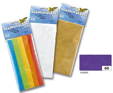 Folia 90060 Blumenseide - 50 x 70 cm, 26 Bogen, violett