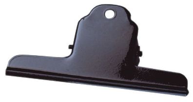 Alco 772S11 Briefklemmern - Metall lackiert, 125 mm, Klemmvolumen 40 mm, schwarz, 10