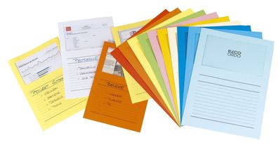 Elco 29488.00 Sichtmappen Ordo classico - sortiert, 120g, 100 Stück, Sichtfenster und