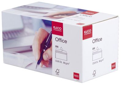 Elco 74532.12 Briefumschlag Office in Shop Box - C6/5, hochweiß, haftklebend, ohne Fe