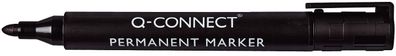 Q-Connect® KF26045 Permanentmarker, ca. 2 mm, schwarz