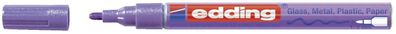 Edding 751-9-078 751 Glanzlack-Marker creative - 1 - 2 mm, violett-metallic