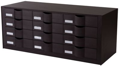 Paperflow 9H444L1.01 Schubladenelement für Rollladenschrank easyOffice schwarz