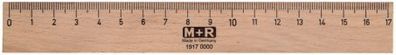Standardgraph 1917 Holzlineal - 17 cm