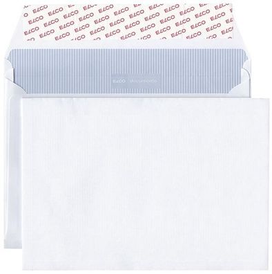 Elco 48583 Versandtasche documento - B5, weiß, 120 g/qm, Haftklebung, 20 mm Seitenfal