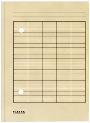 Falken 80001506 Umlaufmappe - A4, chamois, Manilakarton 250 g/qm