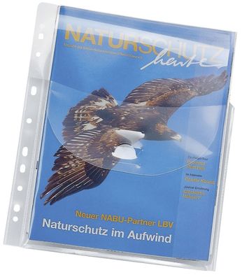Veloflex® 4320 100 Faltentaschen JUMBO - glasklar, 0,20 mm, A4, 10 Stück