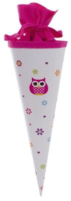 Goldbuch 93043 Schultüte Eule -rund, 35 cm