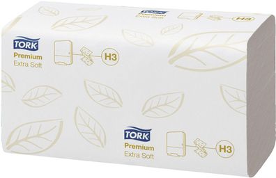 Tork® 100278 extra weiche Zickzack Handtücher - 2-lagig Tissue plus, hochweiß, mit De
