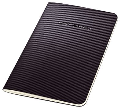 SIGEL CO864 Notizheft Conceptum - ca. A6, kariert, 32 Blatt, schwarz