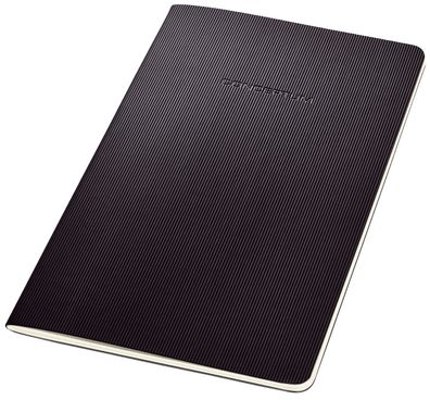SIGEL CO862 Notizheft Conceptum - ca. A5, kariert, 32 Blatt, schwarz