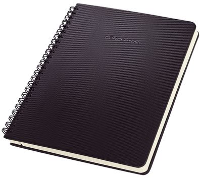 SIGEL CO822 Collegeblock Conceptum - ca. A5, kariert, 80 Blatt, schwarz