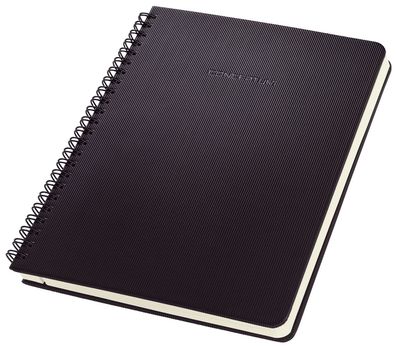SIGEL CO823 Collegeblock Conceptum - ca. A5, liniert, 80 Blatt, schwarz