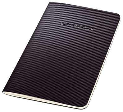 SIGEL CO865 Notizheft Conceptum - ca. A6, liniert, 32 Blatt, schwarz