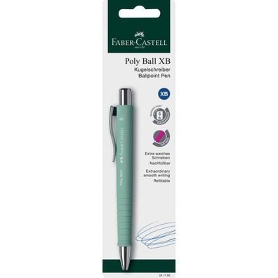 Faber-Castell 241195 Kugelschreiber Poly Ball XB - dokumentenecht, sortiert, Blisterk