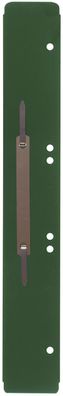 Q-Connect® 3011000100 Heftstreifen aus Kunststoff, lang - grün, 25 Stück