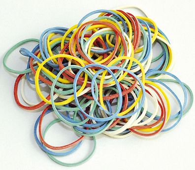 Q-Connect® KF16060 Gummiringe, Größe Ø: 25 mm, Inhalt: 250 g