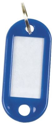Q-Connect® KF10872 Schlüsselanhänger - dunkelblau, 10 Stück