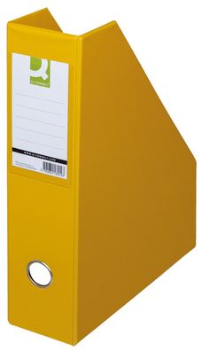 Q-Connect® KF16214 Stehsammler A4 76mm gelb
