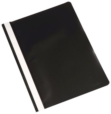 Q-Connect® KF01453 Schnellhefter - A4, 250 Blatt, PP, schwarz
