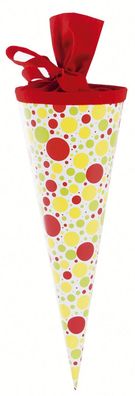 Goldbuch 93011 Schultüte 35cm Punkte Filzverschl