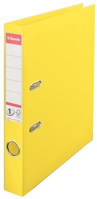 Ordner A4 5 cm PP gelb