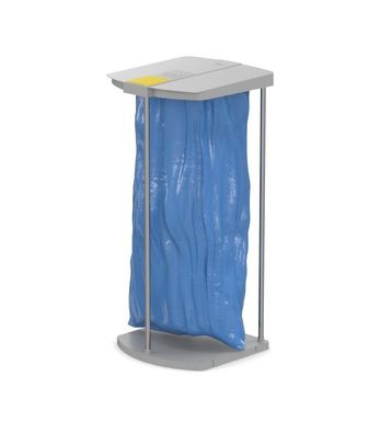 Hailo 0912-110 ProfiLine Müllsackständer XXXL - 120 L, grau, Aluminium-Rohgestell mit