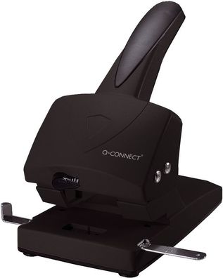 Q-Connect® KF01237 Extrastarker Registraturlocher - 63 Blatt, schwarz