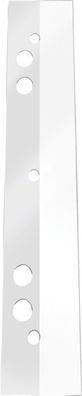 Q-Connect® KF27047 Abheftstreifen mit Universallochung - A5, 12,5 cm lang, 50 Stück