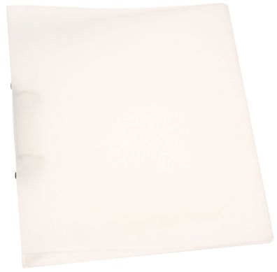 Q-Connect® KF02487 Ringbuch transparent - A4, 2-Ring, Ring-Ø 25 mm, transparent