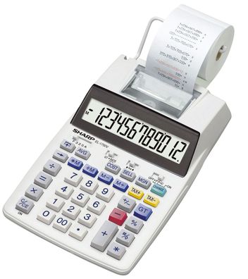 SHARP SH-EL1750V Tischrechner EL-1750V - 12-stellig, druckend, 150 x 51,5 x 230 mm, w