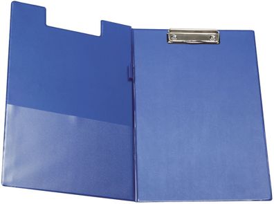 Q-Connect® KF01301 Klemmmappe mit Folienüberzug - blau
