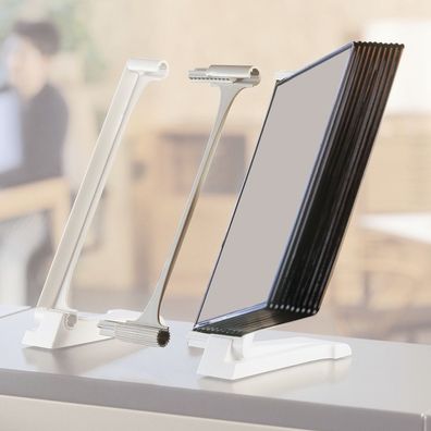 Q-Connect® KF06010 Erweiterungssatz für Sichttafel - 10 Tafeln sortiert, Halter anthr
