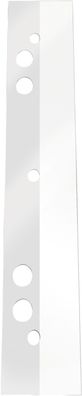 Q-Connect® KF27046 Abheftstreifen mit Universallochung - A5, 12,5 cm lang, 10 Stück
