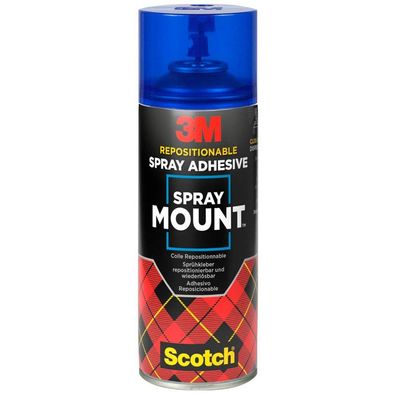 3M 012066922 Sprühkleber Spray Mount™ - wieder ablösbar, transparenter, 400 ml