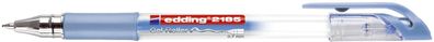 Edding 2185-073 2185 Gelroller crystaljelly - 0,7 mm, blau-metallic