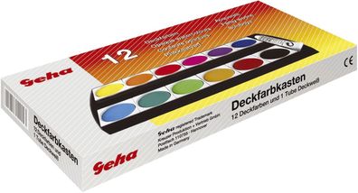 Neutral 721217 Deckfarbkasten - 12 Farben + 1 Deckweiß