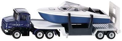 SIKU 1613 Tieflader mit Boot, Nr. 1613