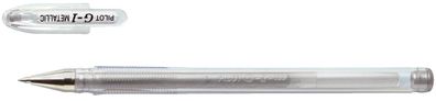 Pilot 2607054 Gelschreiber G1-7 Metallic, BL-G1-7M, 0,4 mm, metallic silber(P)