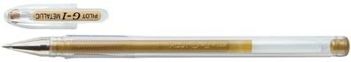 Pilot 2607053 Gelschreiber G1-7 Metallic, BL-G1-7M, 0,4 mm, metallic gold(P)