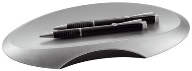 HAN 2750-77 DELTA Silber Edition Stiftschale - 246 x 22 x 106 mm, silber