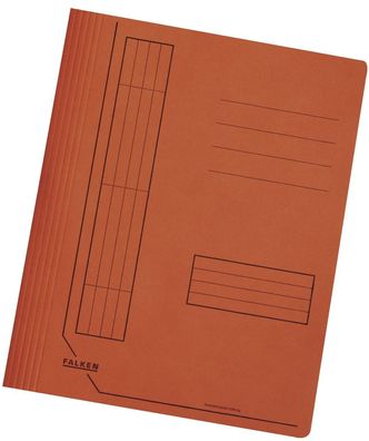 Falken 11287562 Schnellhefter - A4, kfm. und Amtsheftung, Manilakarton, orange