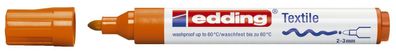 Edding 4-4500006 4500 Textilmarker creative - Rundspitze, 2-3 mm, orange
